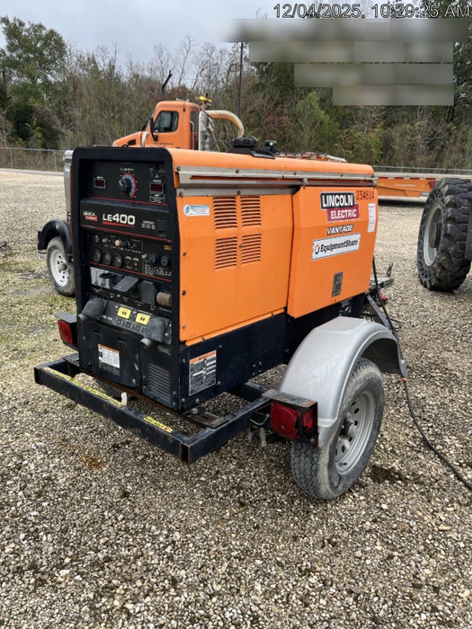 2022 Lincoln Electric LE400 Kubota V1505, Trlr, Cable Rack, Light Kit, ES Decals, T3