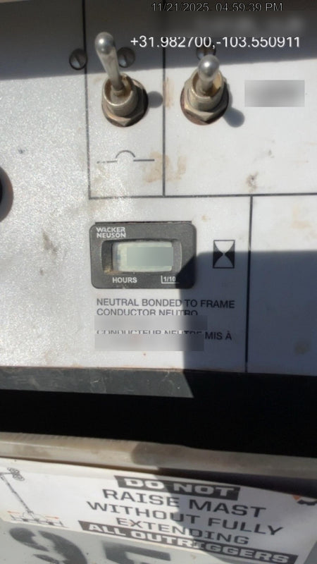 Wacker Neuson LTV6K-MH Wacker Neuson LTV6L Towable Light Tower