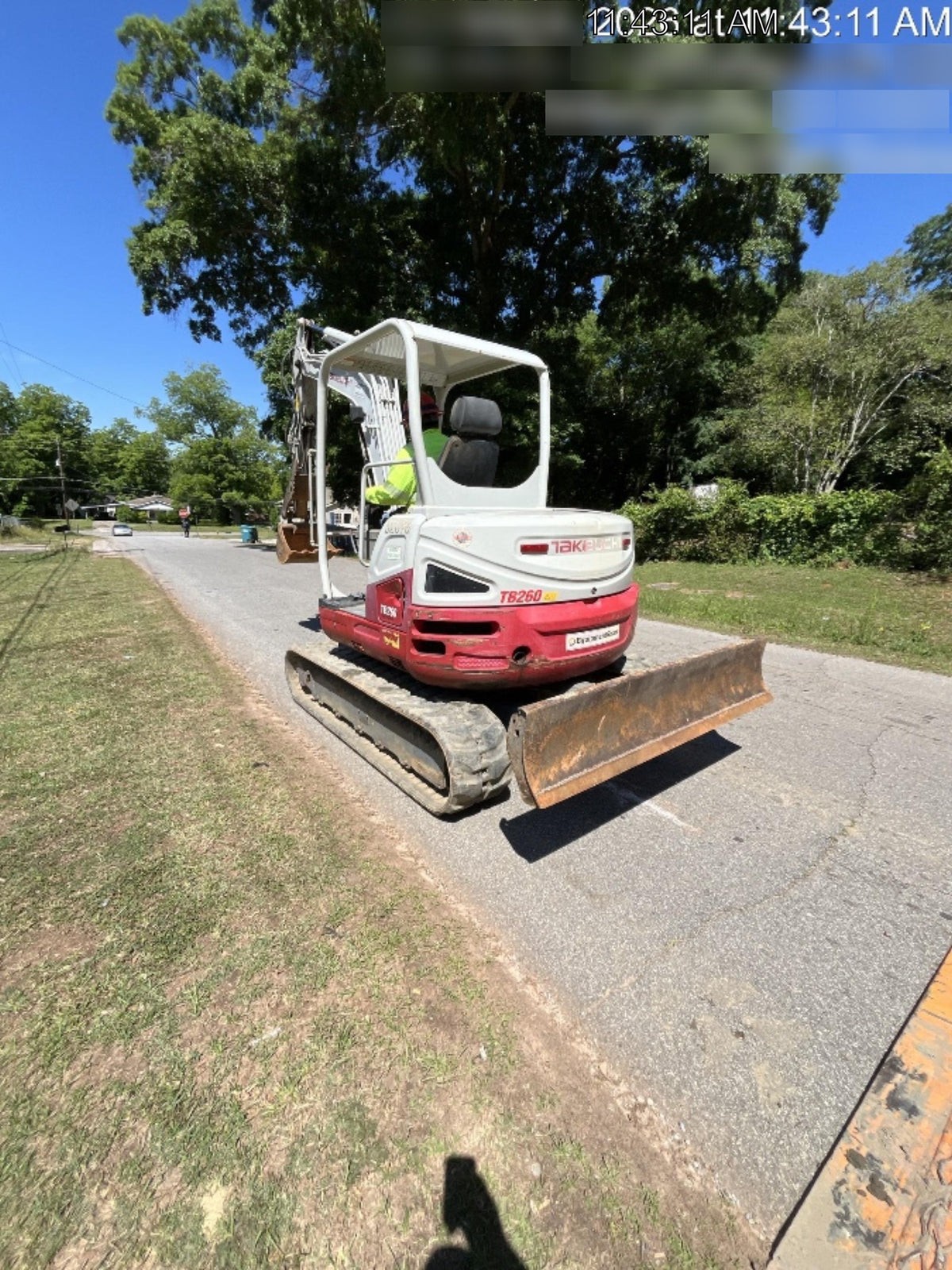 2019 Takeuchi TB260 Canopy, Standard Blade, Auxiliary hydraulics Manual QC, Hydraulic thumb, 12" ,18", 24" Bucket