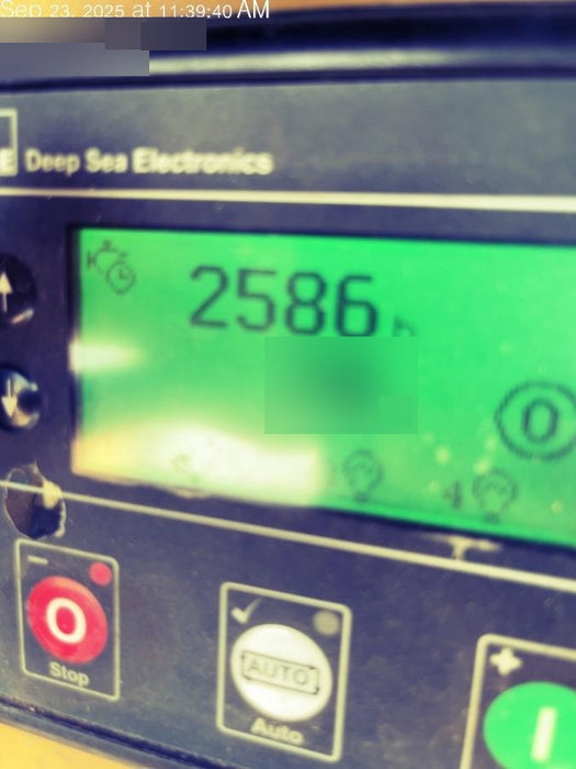 2022 Allmand NLV3GR (4) LED Light Fixture 350W, 23' Vertical Mast, 3kW Prime, Towable, Deep Sea L401, Leveling Jacks, Yanmar T4F 5.8hp