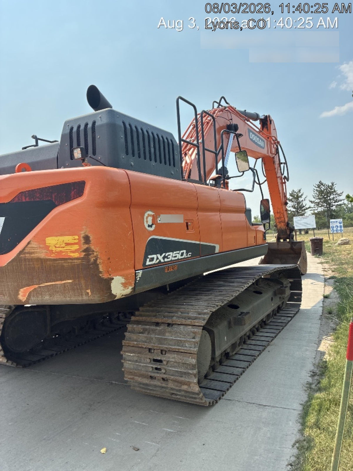 2019 DOOSAN DX350LC-5