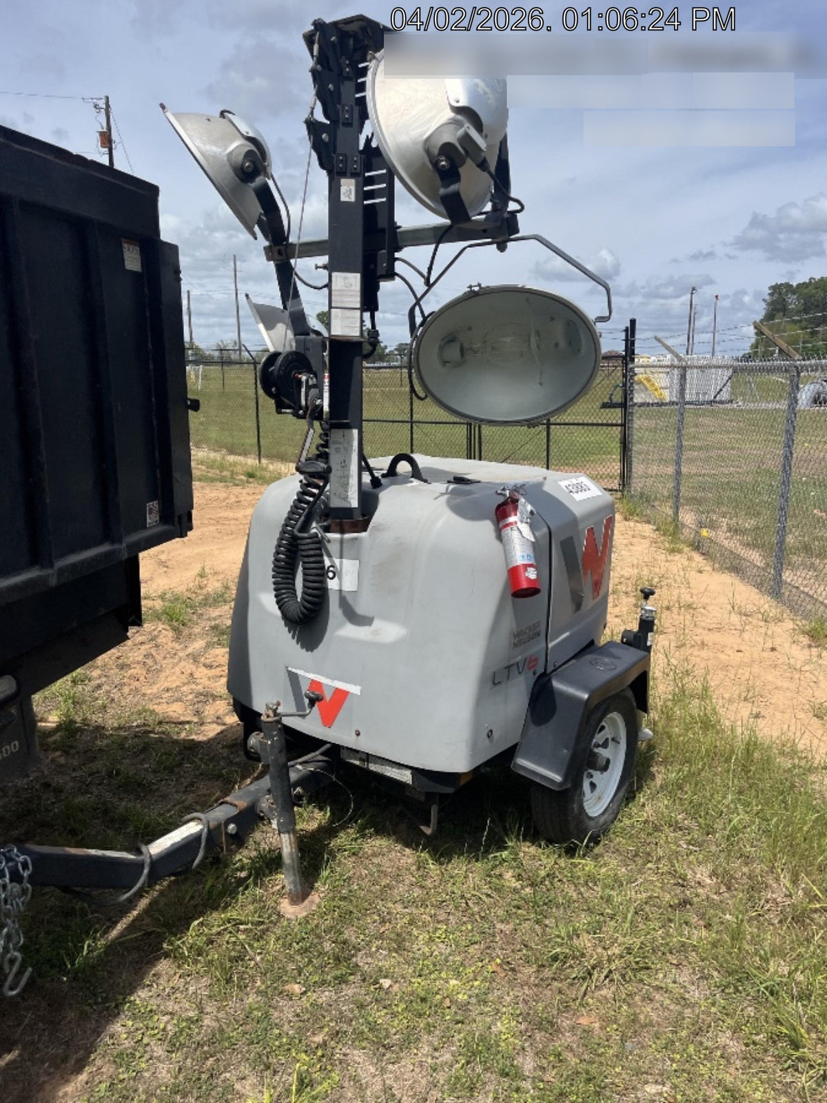 2019 Wacker Neuson LTV6L-MH Wacker Neuson LTV6L Mobile Light Tower w/Fuel Level Sensor Installed