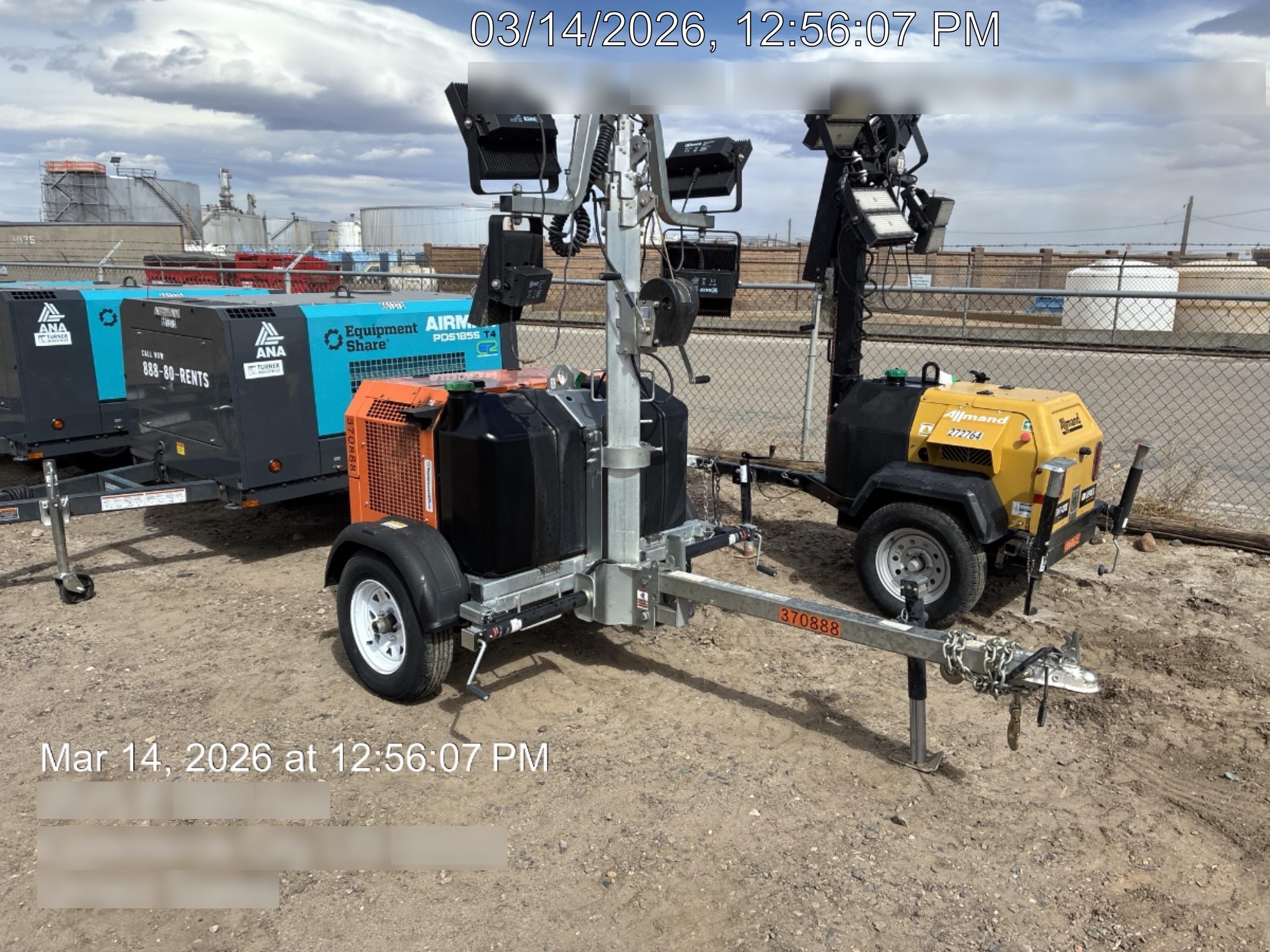2023 Wanco WLTT-4MM4K Diesel, Deep Sea Controller, Shore Power Plug, Auto Start, (4) 350W LED Floodlights, 4kW Generator, 60 Gal Fuel Tank, 2" Ball, T3