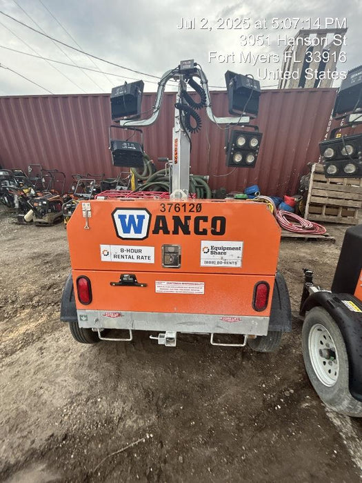 2023 Wanco WLTT-4MM4K Diesel, Deep Sea Controller, Shore Power Plug, Auto Start, (4) 350W LED Floodlights, 4kW Generator, 60 Gal Fuel Tank, 2" Ball, T3