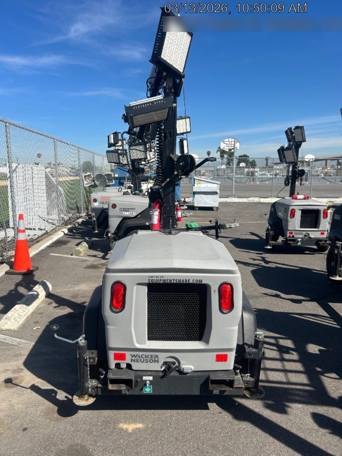 2024 Wacker Neuson LTT4 Diesel, Kohler KDW702, Deep Sea Controller, Auto Start, LED 320W, Bypass Outlet, T3