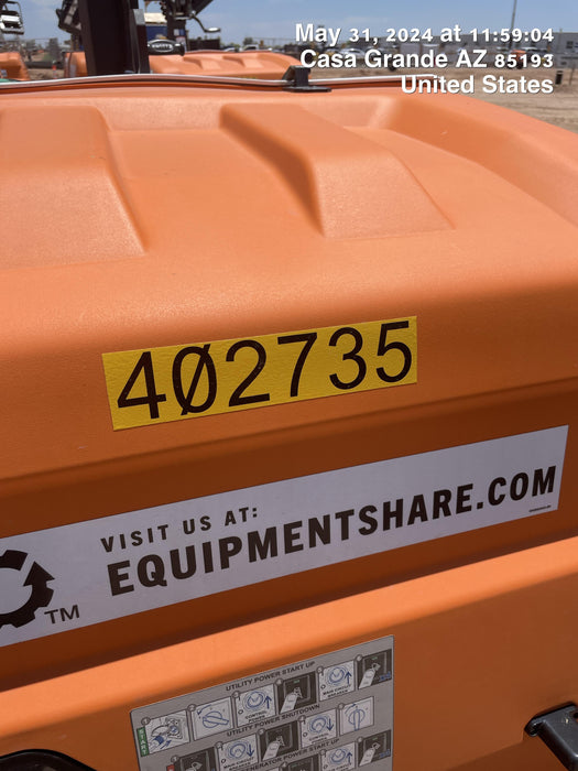 2024 Generac MLT2 Diesel, Flex Switch 120V Input, Powerzone Controller, 
(4) 320W LED Lights, 4kW Generator, 39.9 Gal Fuel Tank, 2" Ball, T3