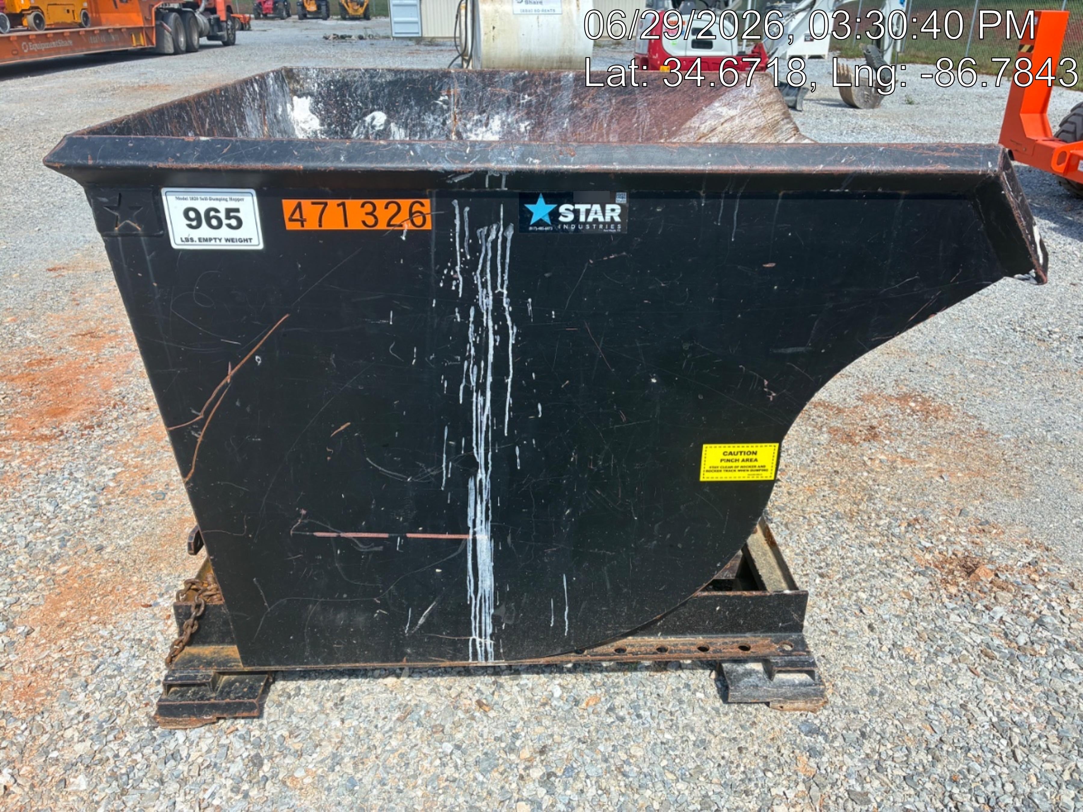 2024 STAR INDUSTRIES M-1820 - Self-Dump Hopper