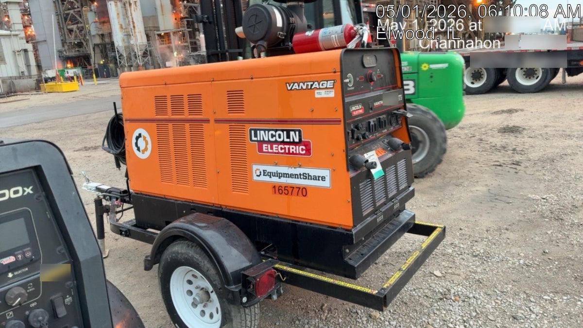 2021 Lincoln Electric Vantage 549X Ready Pak 3, ORANGE (includes trailer, cable rack, fender light kit)