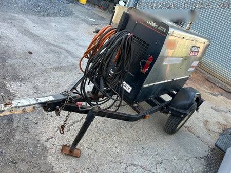 2019 Lincoln Electric Vantage 322 Ready-Pak 3, Two Wheel Trailer, Fender and Light Kit, Cable Rack