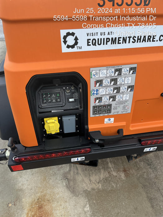 2024 Generac MLT2 Diesel, Flex Switch 120V Input, Powerzone Controller, 
(4) 320W LED Lights, 4kW Generator, 39.9 Gal Fuel Tank, 2" Ball, T3
