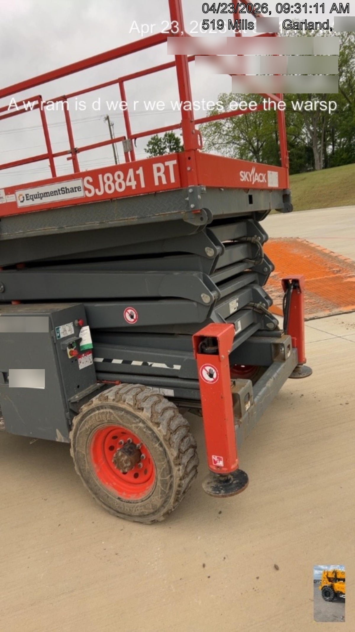 2019 SKYJACK SJ8841 RT
