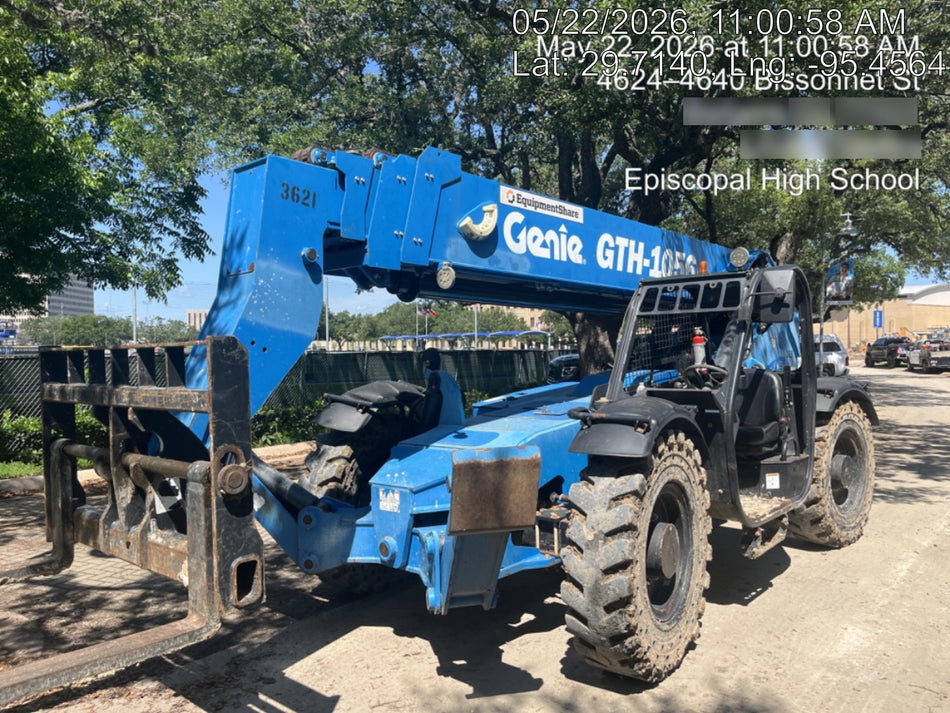 2017 Genie GTH-1056 Genie GTH1056, Solid Tires, 60" carriage, Light Kit, Open ROPS - SN GTH-10E-11914