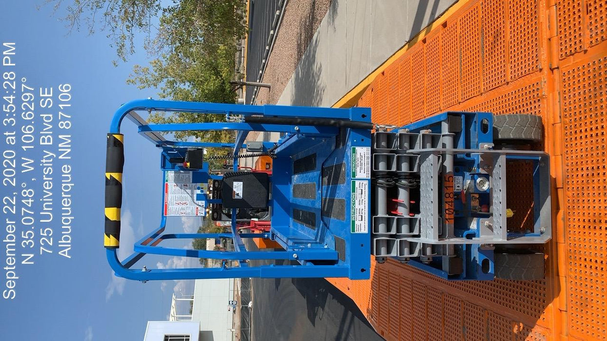 2020 Genie GS-1930 Fixed rails with chain entry gate - Pre A92.20