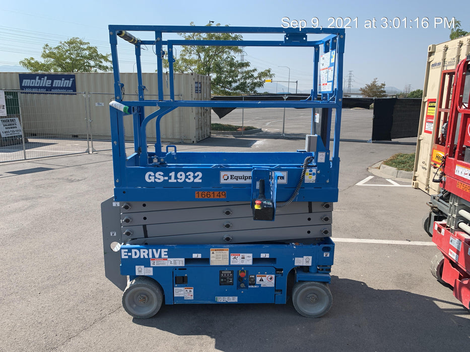 2021 Genie GS-1932 Electric Drive, Sld NM Tires, DBcns, EST