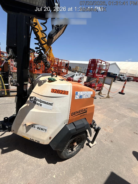 2023 Generac MLT2 Diesel, Flex Switch 120V Input, Powerzone Controller, (4) 320W LED Lights, 4kW Generator, 39.9 Gal Fuel Tank, 2" Ball, T3