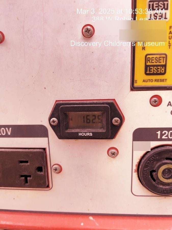 2020 Multiquip GA6HR Gen 6kW Honda GX340 GFCI Wheel Kit