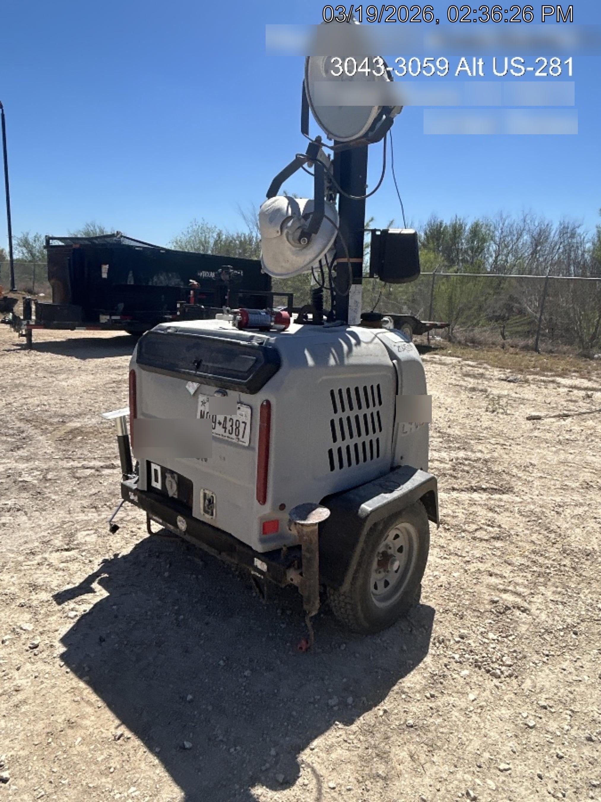Wacker Neuson LTV6K-MH Power mast, 1100W MH