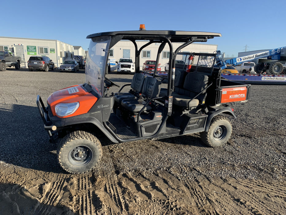 2020 Kubota RTV-X1140W-H 4WD, LED Strobe, Windshield Acrylic Clear, Plastic Canopy, Wire Harness Kit, Backup Alarm
