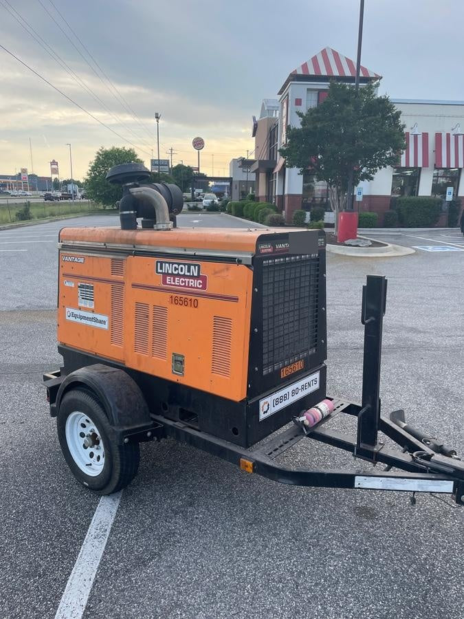 2021 Lincoln Electric Vantage 549X Ready Pak 3, ORANGE (includes trailer, cable rack, fender light kit)