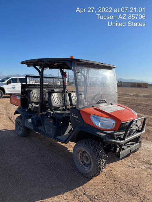 2021 Kubota RTV-X1140W-H Plastic Canopy, Windshield Acrylic Clear, LED Strobe Light, Wire Harness Kit, Back up Alarm