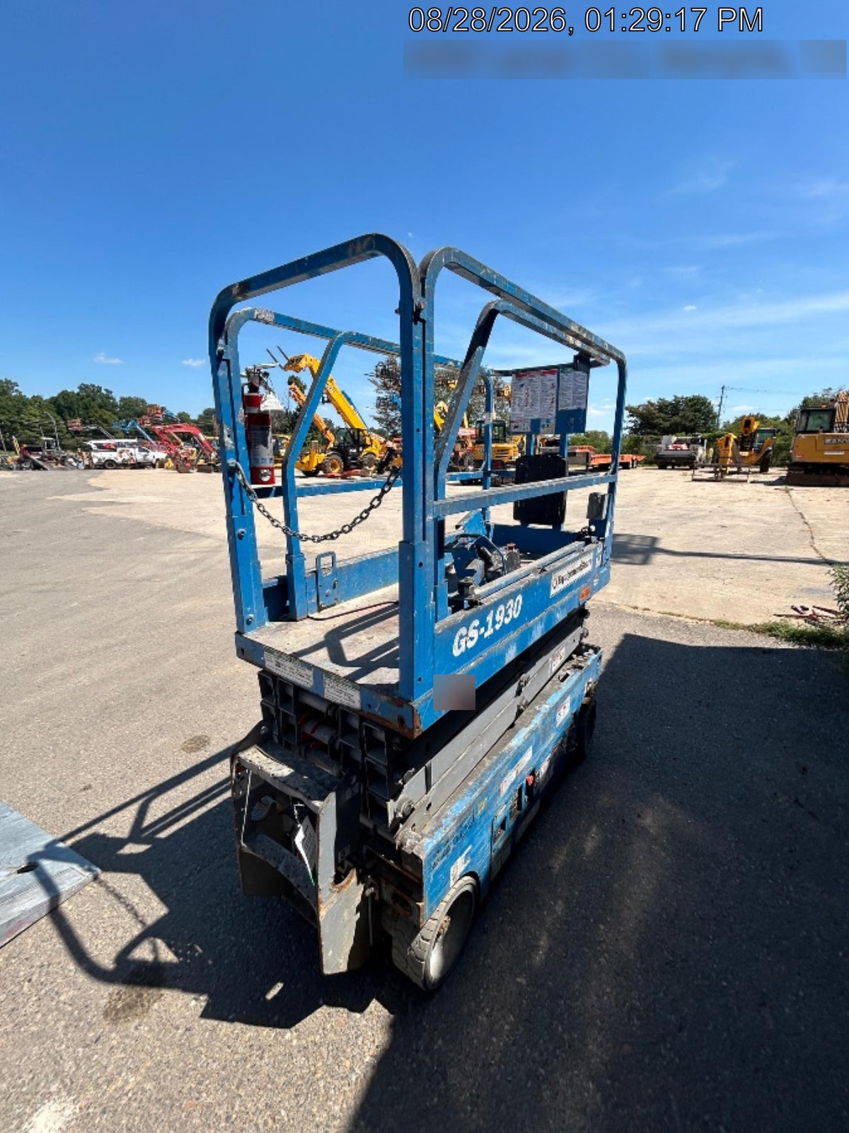 2019 Genie GS-1930 Fixed rails with chain Entry