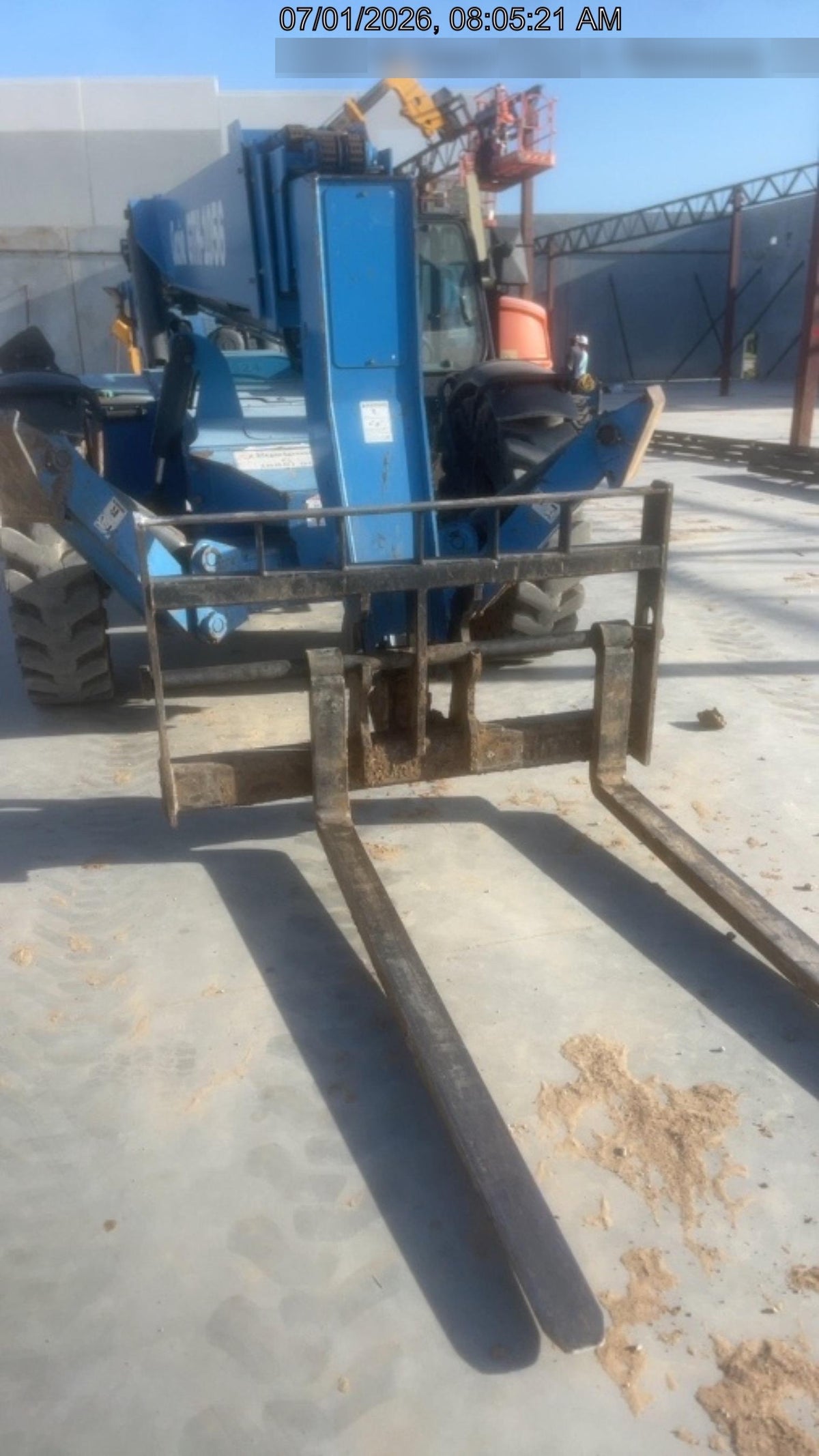 2019 Genie GTH-1056 Genie GTH-1056 w/CAB, Solid Tires, Work Lights, 60" carriage/forks, cab mesh, beacon
