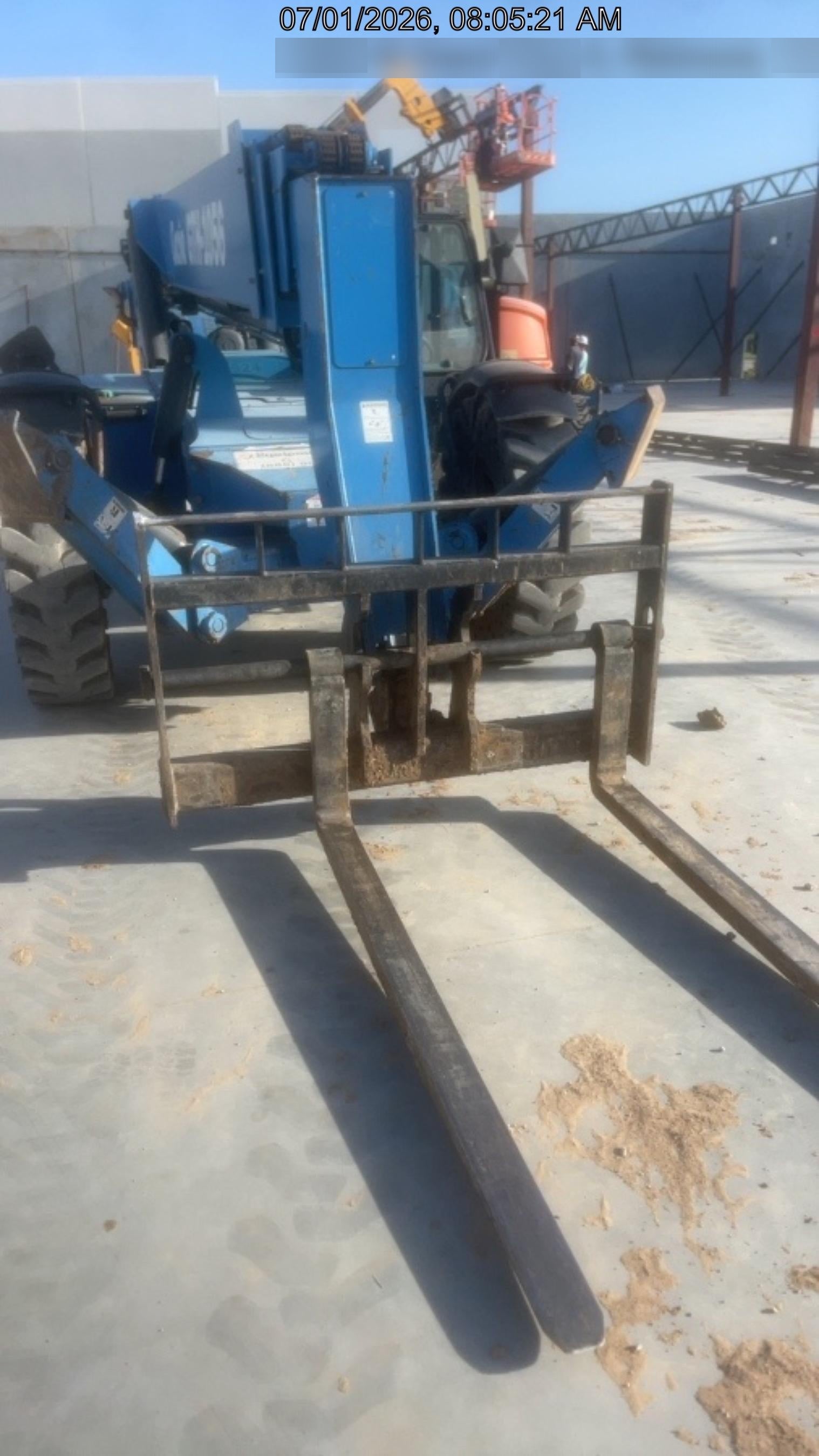 2019 Genie GTH-1056 Genie GTH-1056 w/CAB, Solid Tires, Work Lights, 60" carriage/forks, cab mesh, beacon