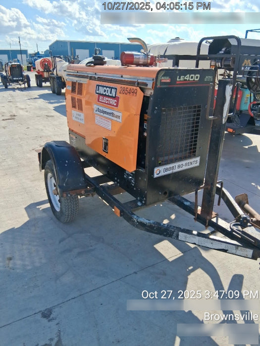 2022 Lincoln Electric LE400 Kubota V1505, Trlr, Cable Rack, Light Kit, ES Decals, T3