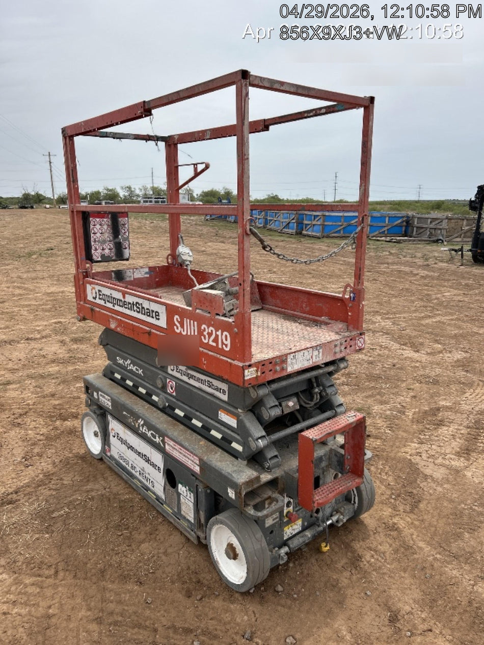 2019 Skyjack SJIII-3219 Standard Options, Trojan Batteries