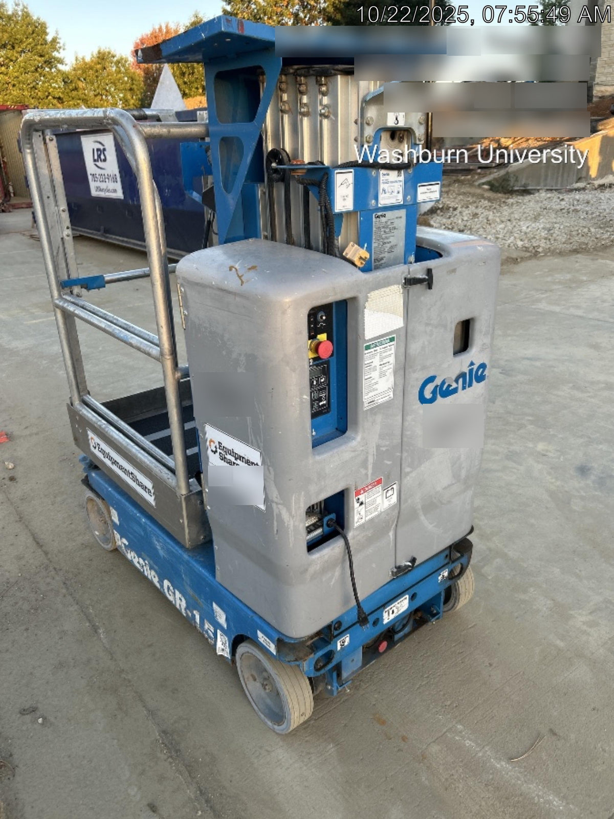 2018 GENIE GR-15