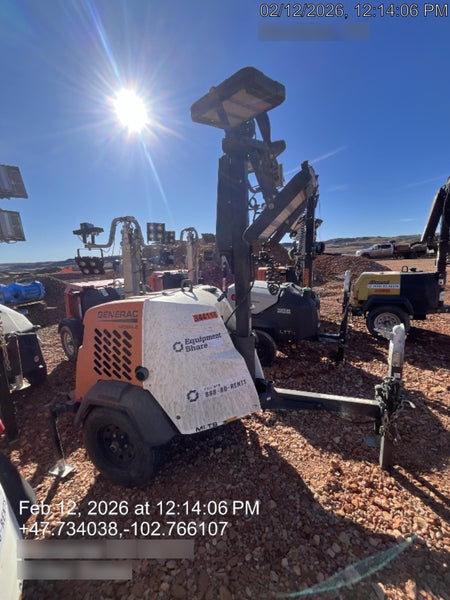 2023 Generac MLT2 Diesel, Flex Switch 120V Input, Powerzone Controller, (4) 320W LED Lights, 4kW Generator, 39.9 Gal Fuel Tank, 2" Ball, T3