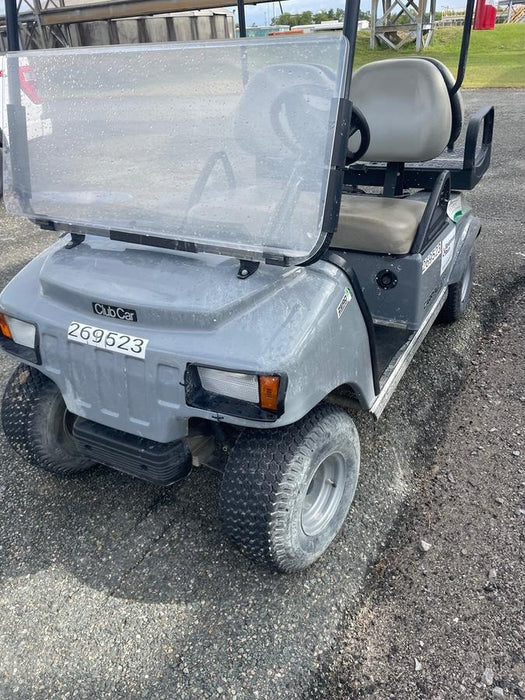 2022 Club Car CA100E Canopy, Fold down Windshield, Beacon, Back up Alarm, All-Trail Trials, HD 8 V Batteries, Trailer Hitch and Ball
