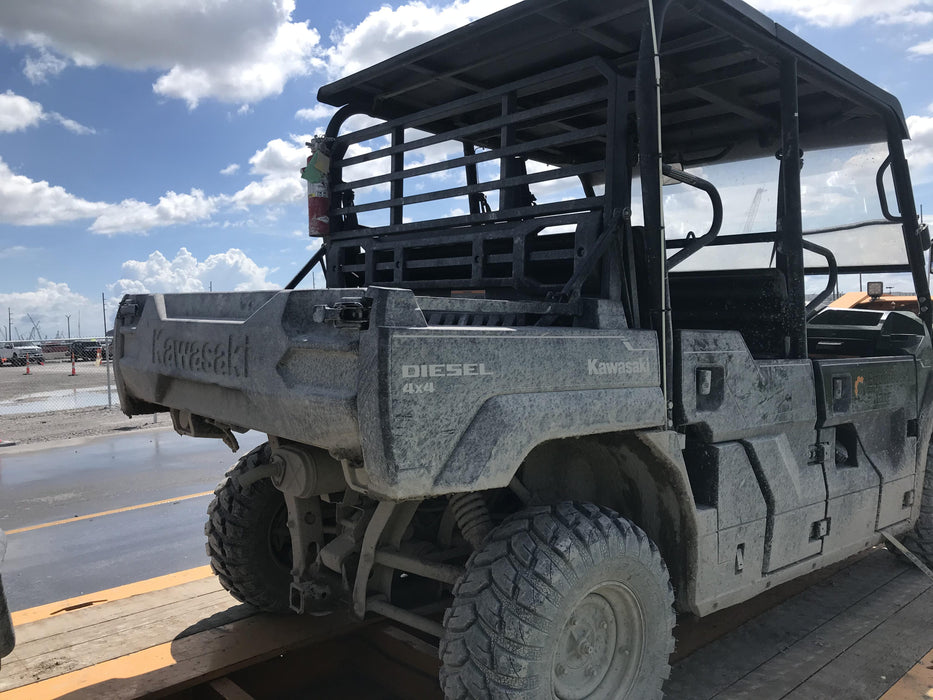 2019 Kawasaki Mule PRO-DXT Standard Options, Backup Alarm, Beacon, Plastic Hard Top, Poly Windshield, Horn Kit