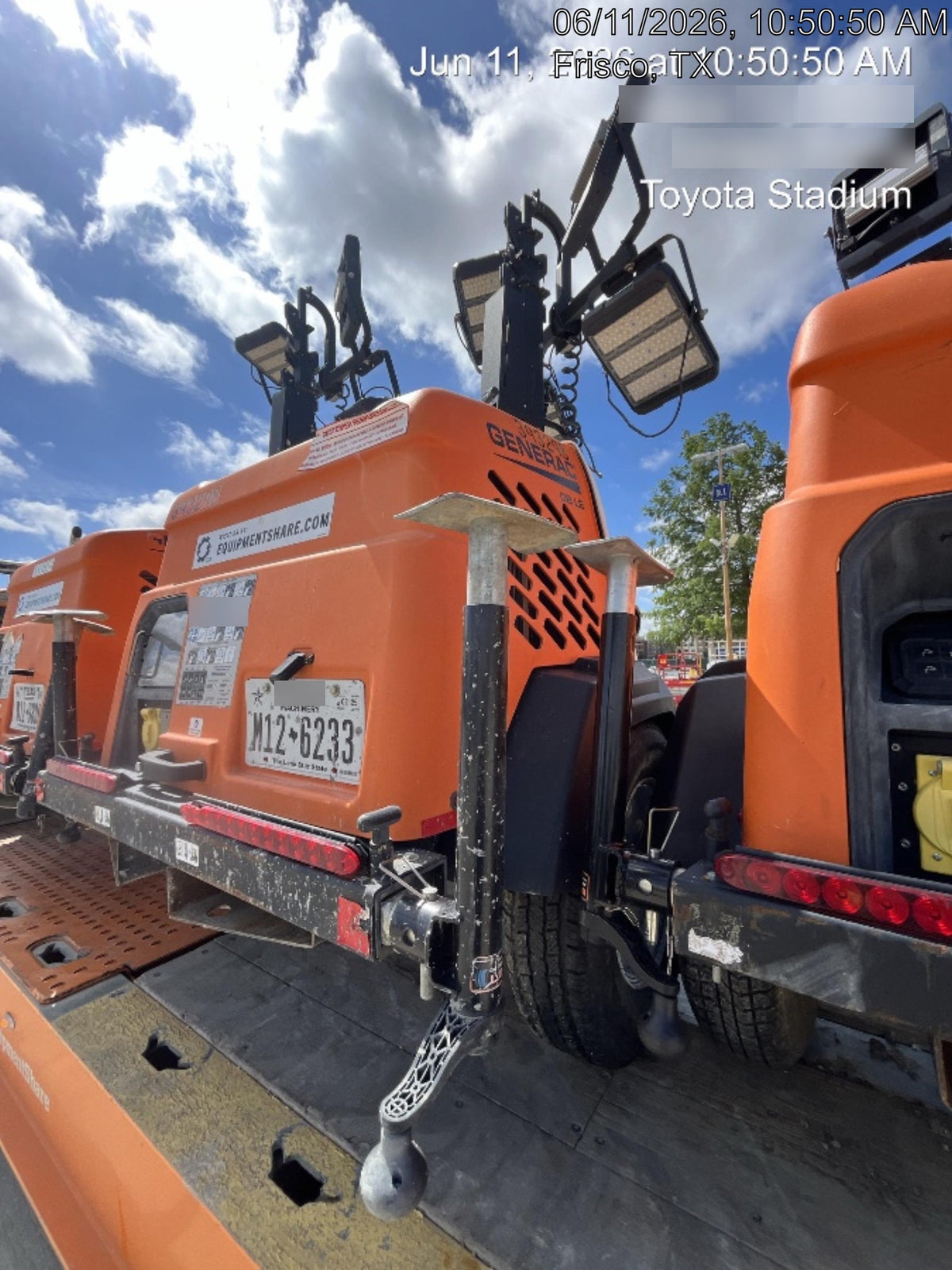 2024 Generac MLT2 Diesel, Flex Switch 120V Input, Powerzone Controller, 
(4) 320W LED Lights, 4kW Generator, 39.9 Gal Fuel Tank, 2" Ball, T3