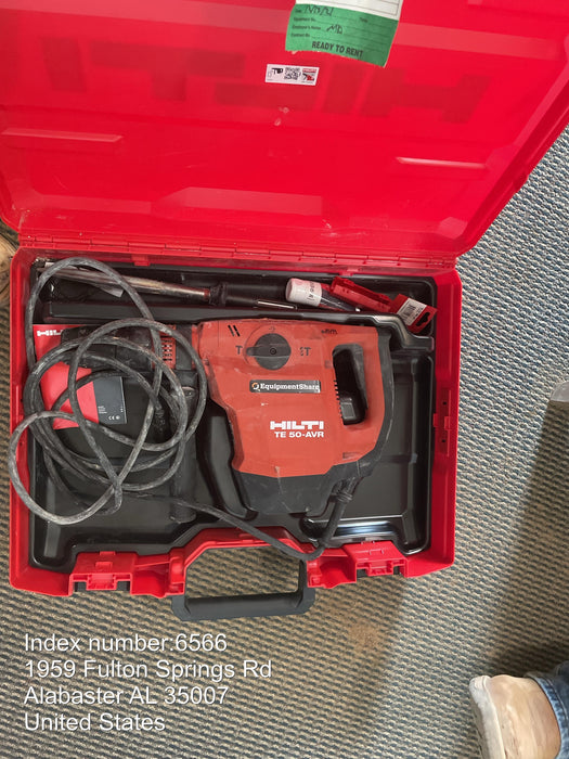 2019 HILTI TE 50-AVR