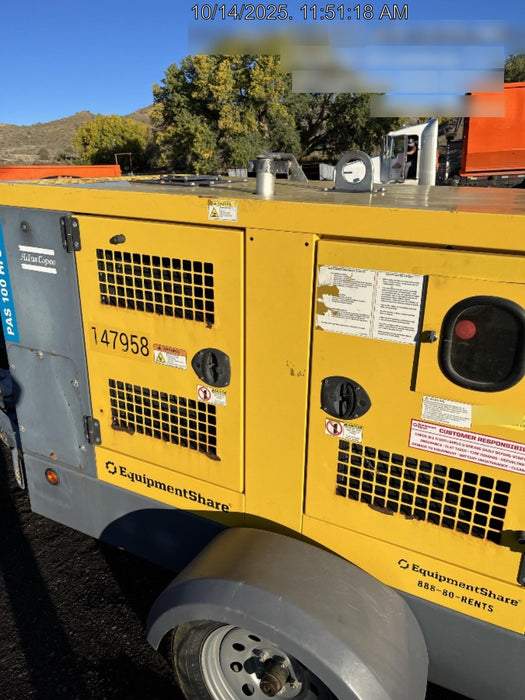 2021 ATLAS COPCO PAS 100 HF CS Enclosed