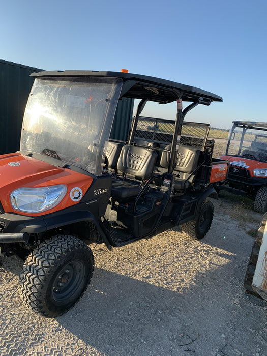 2021 Kubota RTV-X1140W-H Plastic Canopy, Windshield Acrylic Clear, LED Strobe Light, Wire Harness Kit, Back up Alarm
