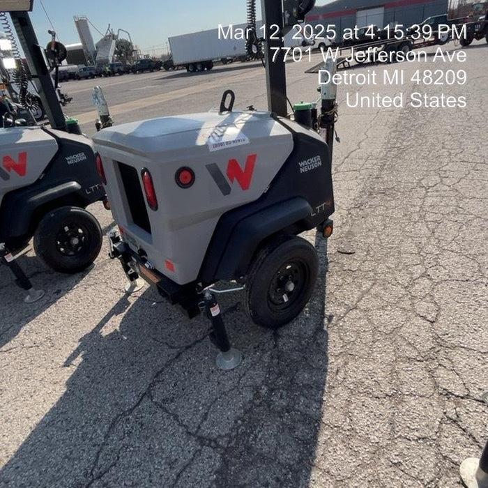 2024 Wacker Neuson LTT4 Diesel, Kohler KDW702, Deep Sea Controller, Auto Start, LED 320W, Bypass Outlet, T3