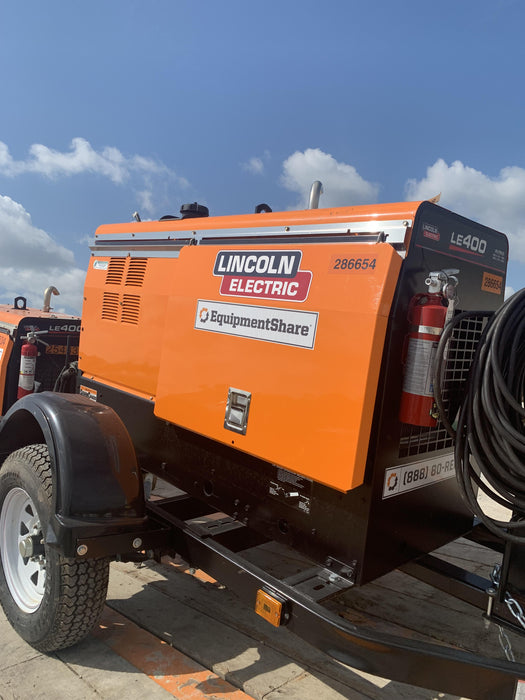 2022 Lincoln Electric LE400 Kubota V1505, Trlr, Cable Rack, Light Kit, ES Decals, T3