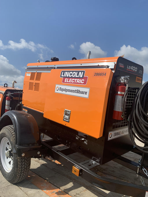 2022 Lincoln Electric LE400 Kubota V1505, Trlr, Cable Rack, Light Kit, ES Decals, T3