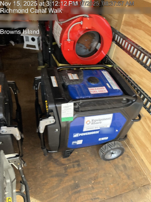 2024 Powerhouse POWERHOUSE7500I Powerhorse Inverter Generator, 7,500 Surge Watts, 6,500 Rated Watts, Electric Start, Gasoline, 6.6 Gal Capacity, Part # 74006