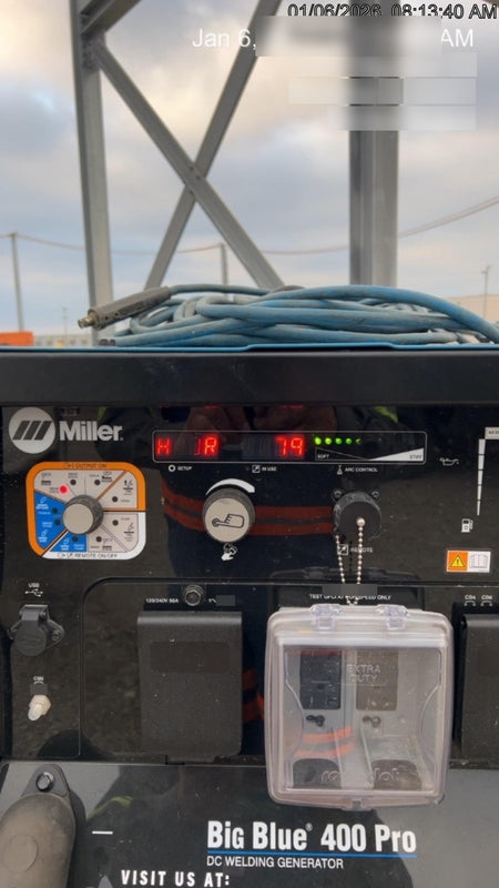 2025 MILLER ELECTRIC BIG BLUE 400