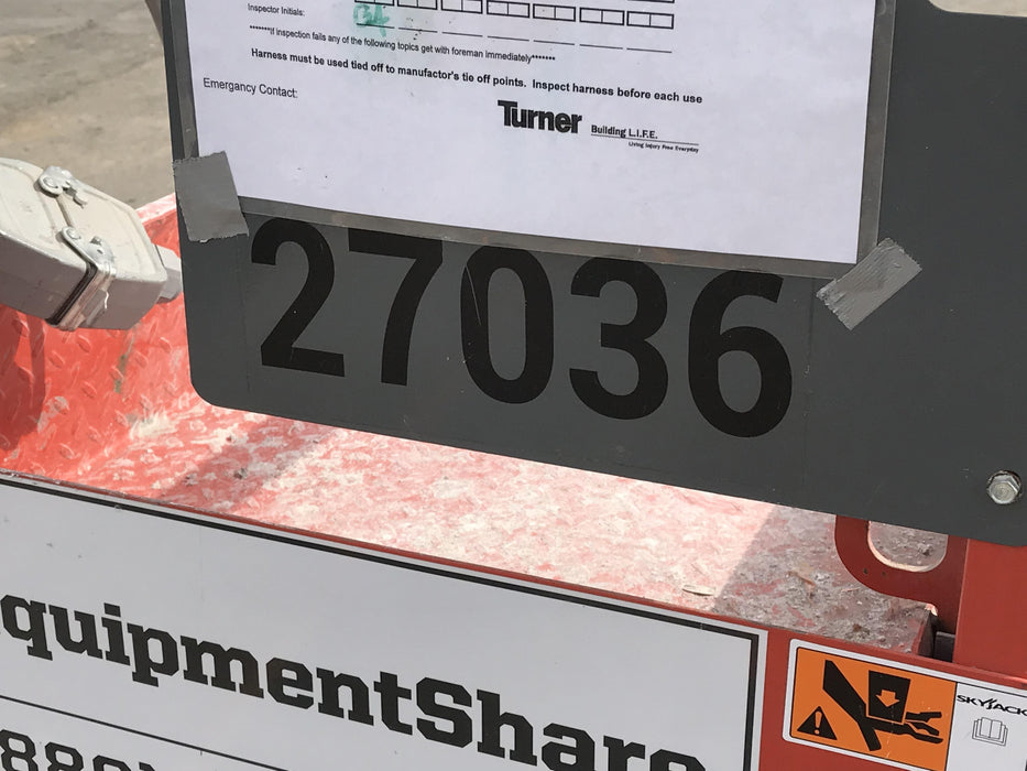 2019 Skyjack SJIII-3219 Standard Options