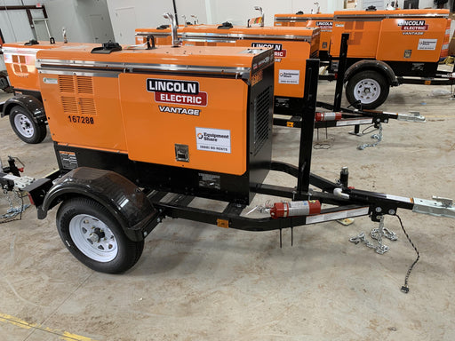 2021 Lincoln Electric Vantage 322 Vantage 322 Ready Pak 3 w/ Decals, ORANGE (includes trailer, cable rack, fender light kit) NO Telematics
