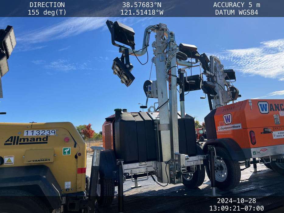 2024 Wanco WLTT-4MM4K Diesel, Deep Sea Controller, Shore Power Plug, Auto Start, (4) 350W LED Floodlights, 4kW Generator, 60 Gal Fuel Tank, 2" Ball, T3