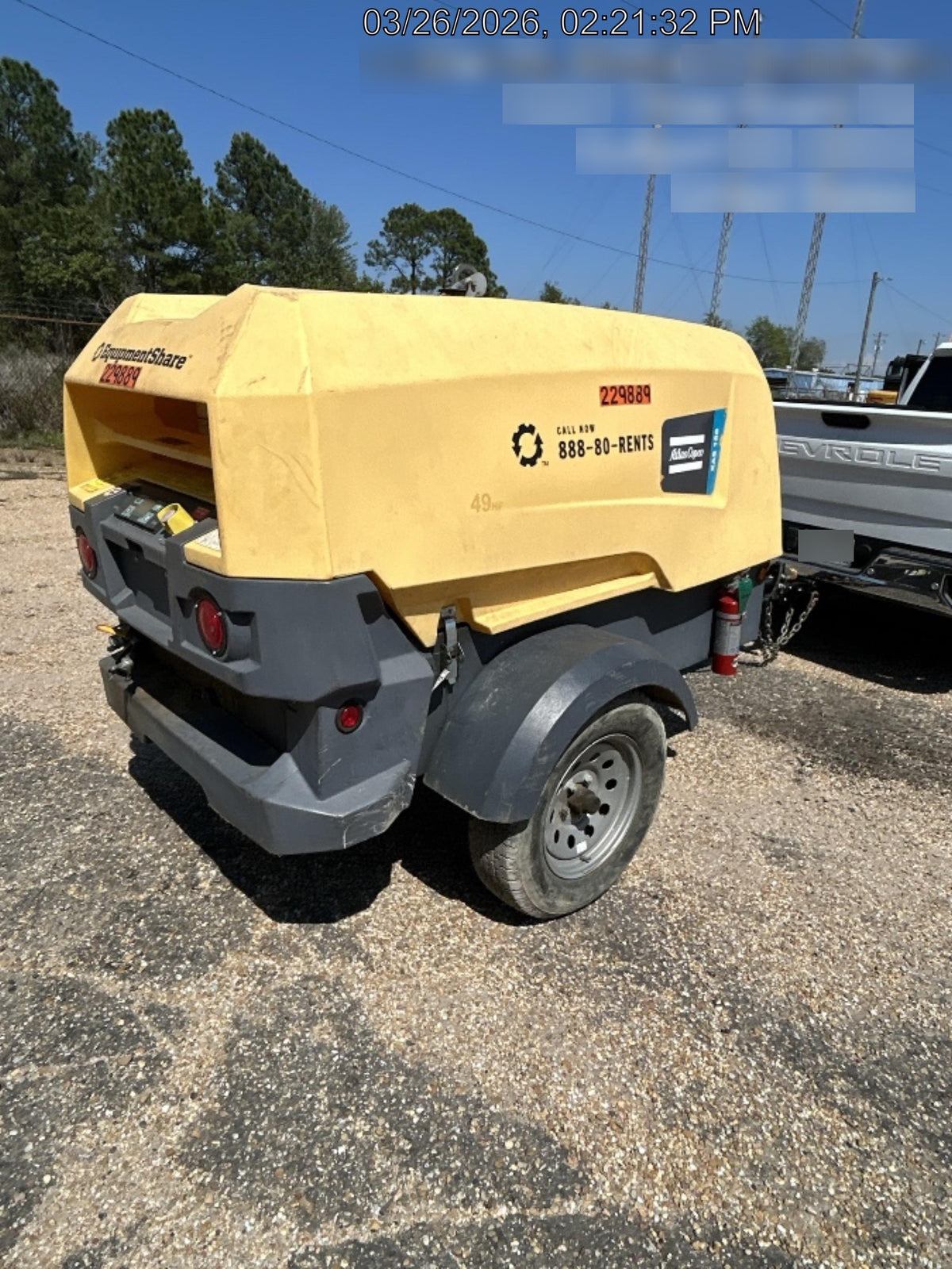 2022 ATLAS COPCO XAS188 CWK