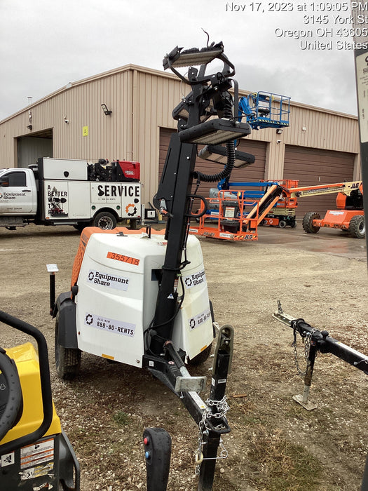 2023 Generac MLT2 Diesel, Flex Switch 120V Input, Powerzone Controller, 
(4) 320W LED Lights, 4kW Generator, 39.9 Gal Fuel Tank, 2" Ball, T3