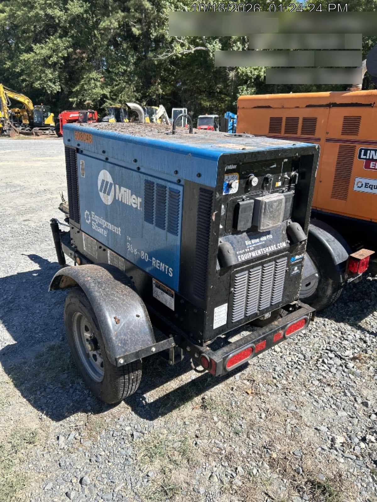 2025 MILLER ELECTRIC BIG BLUE 400