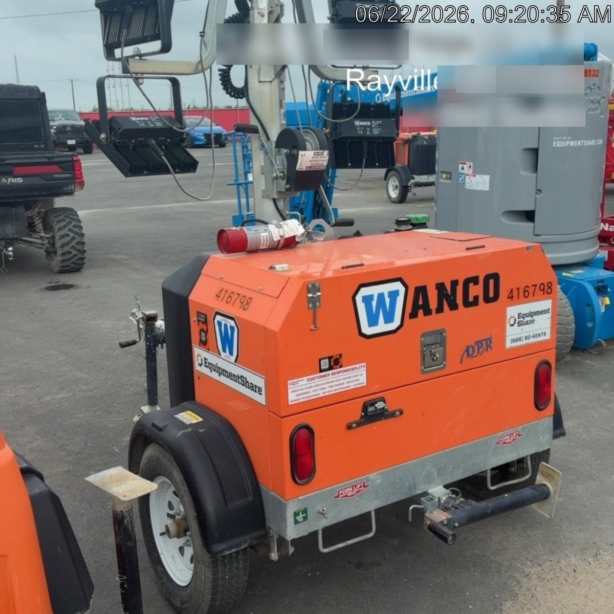 2024 Wanco WLTT-4MM4K Diesel, Deep Sea Controller, Shore Power Plug, Auto Start, (4) 350W LED Floodlights, 4kW Generator, 60 Gal Fuel Tank, 2" Ball, T3