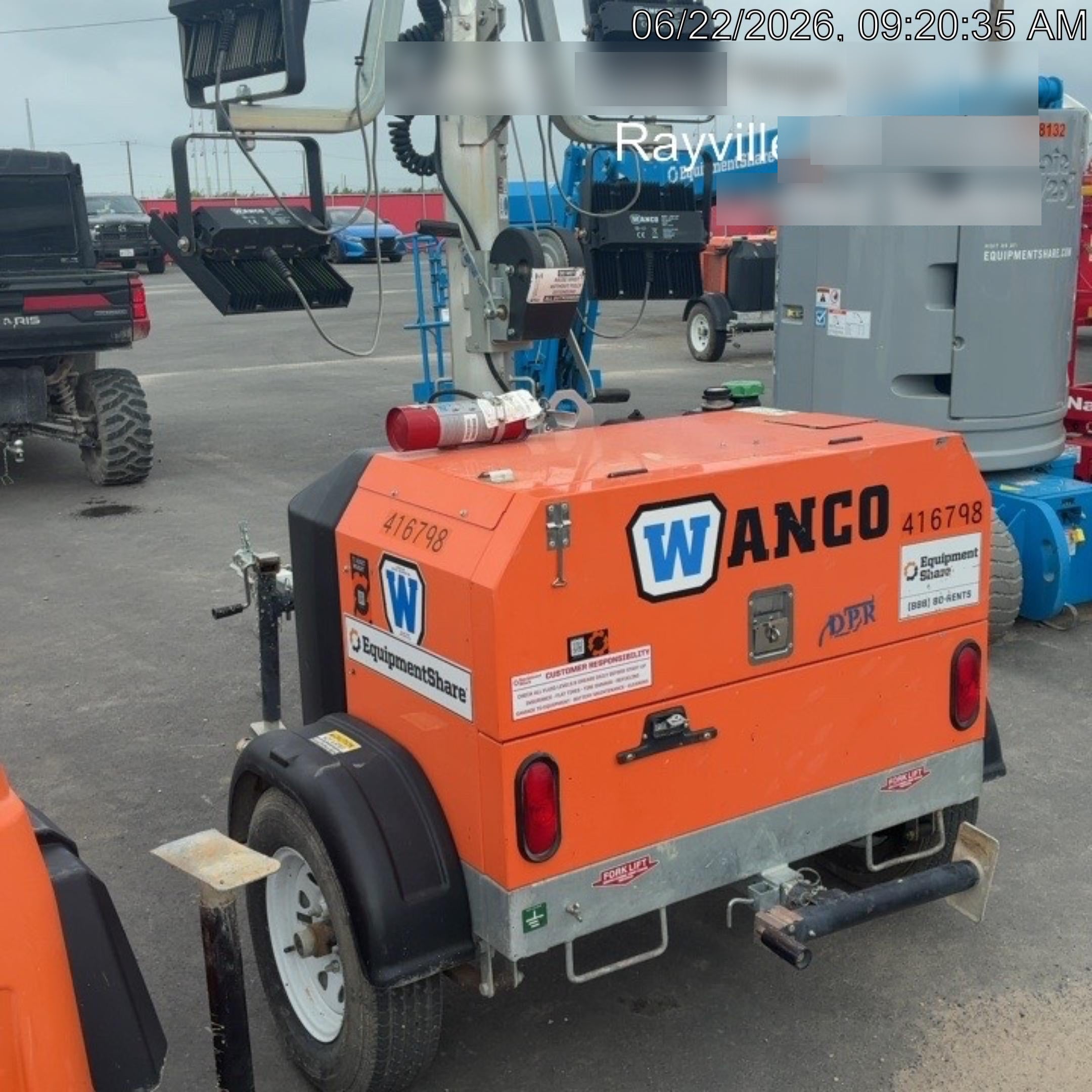 2024 Wanco WLTT-4MM4K Diesel, Deep Sea Controller, Shore Power Plug, Auto Start, (4) 350W LED Floodlights, 4kW Generator, 60 Gal Fuel Tank, 2" Ball, T3